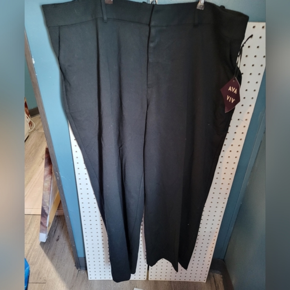 Ava & Viv Classic Black Pants